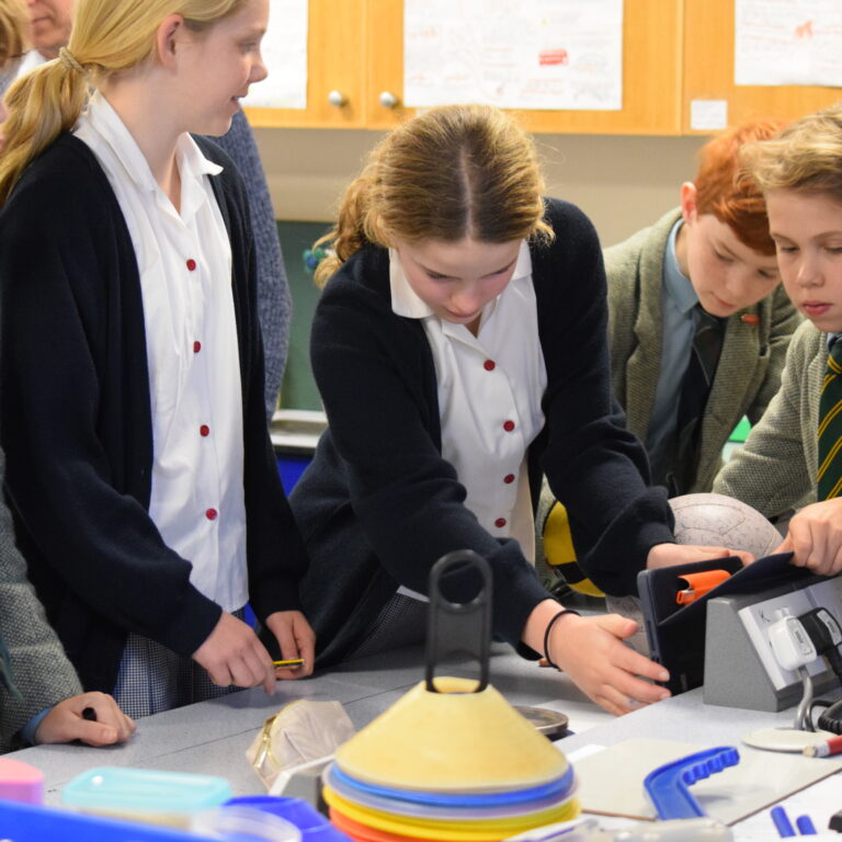students in lesson