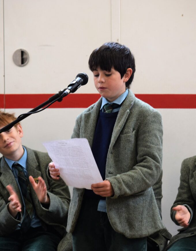 boy on stage