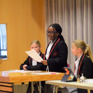 girl speaking